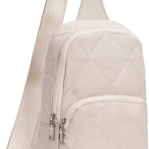 Stylish Lightweight Puffer Crossbody Bag - Adjustable Sling Backpack for Women